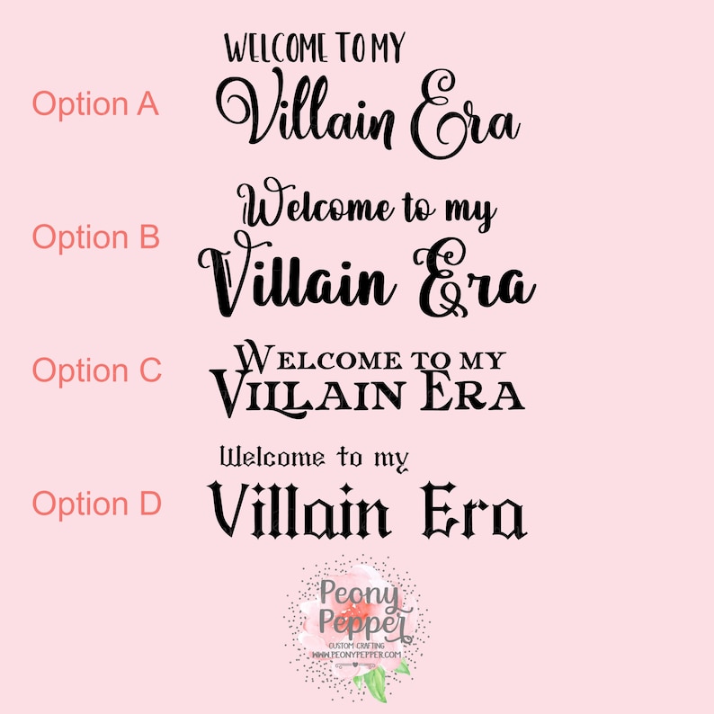 Welcome to My Villain Era Decals | Villain Car Decals | Car Sticker | Four Options image 2