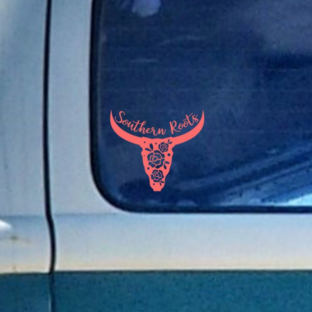 Southern Roots Decal | Country Girl Car Decal | Car Sticker - Etsy