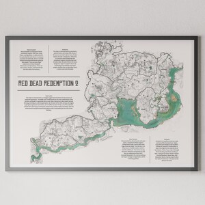 Red Dead Redemption 2 map , red dead redemption, red dead