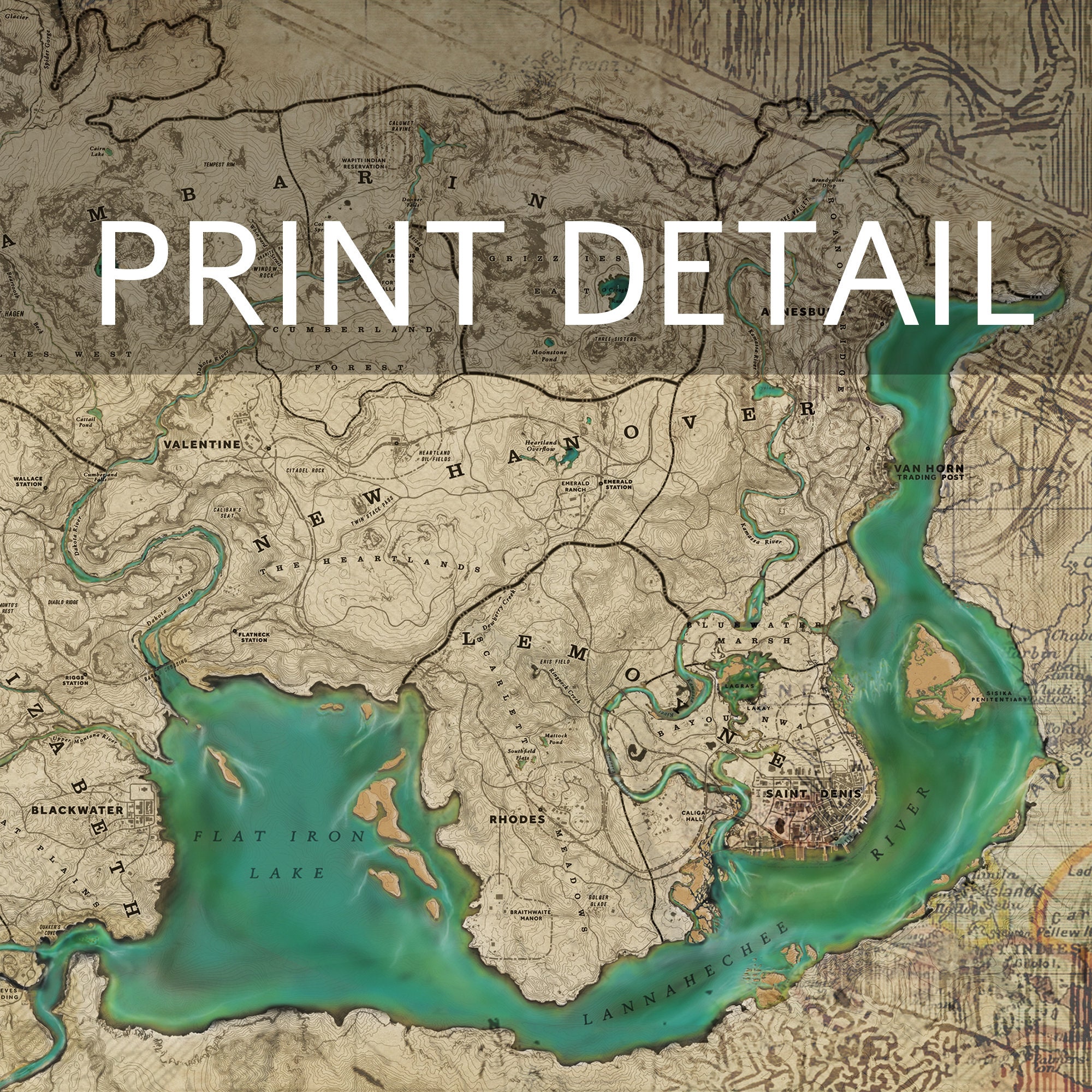 Full Red Dead Redemption 2 Map Image To U