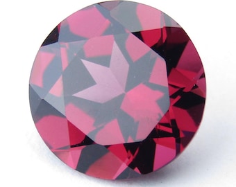 4.05Cts Natürlicher Brilliant Rhodolith Granat Runde Form 10 mm Edelstein