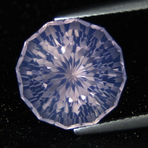 8.45Cts Amazing Natural Lavender Quartz 12.5mm Round Precision Cut Loose Gemstone