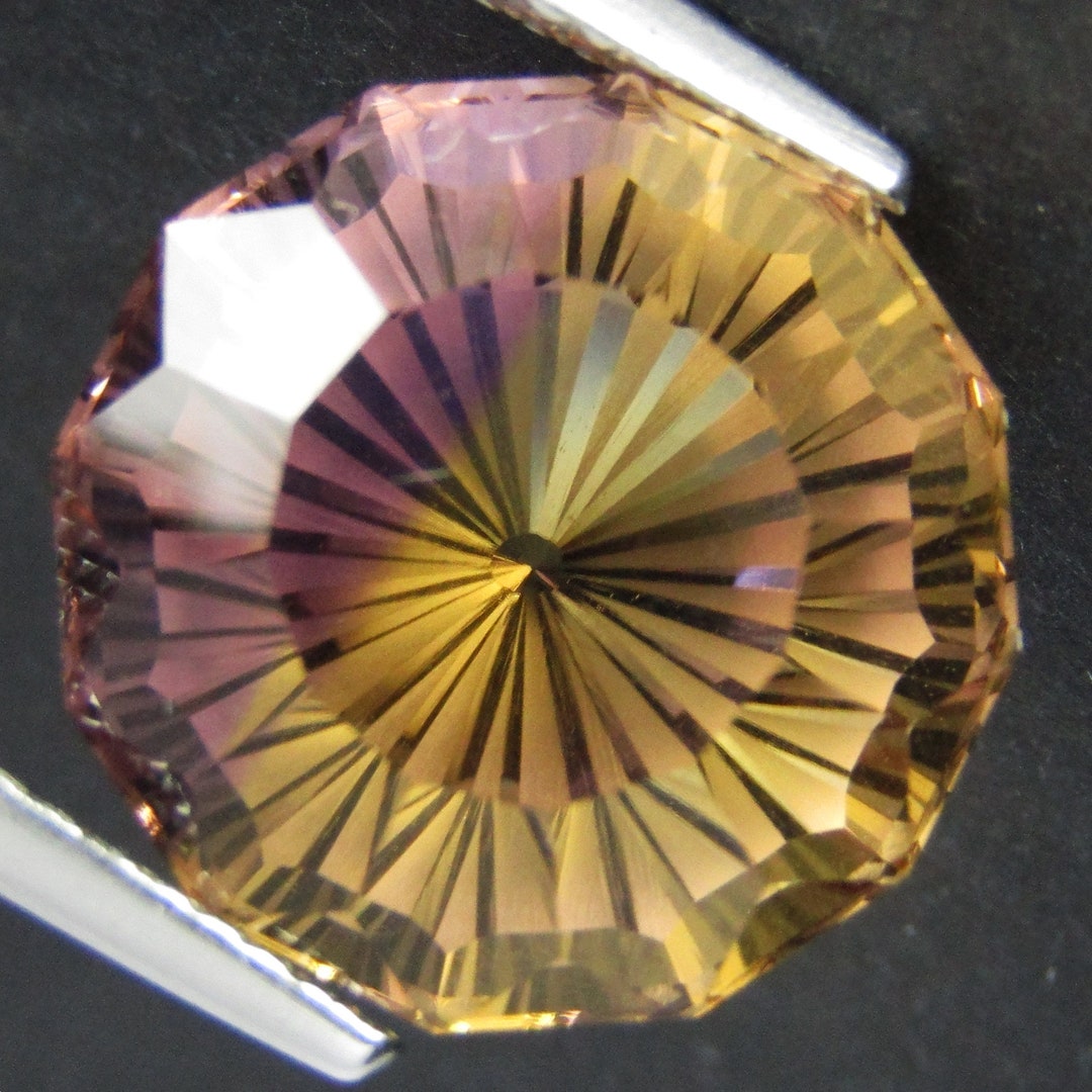 12.50cts Natural Bi-color Ametrine Round Loose Gemstone - Etsy