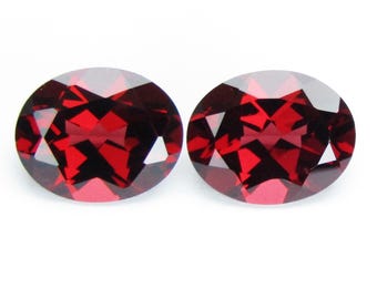 6.55 Carat roter rosa Pyrop Granat, Oval VVS Edelstein
