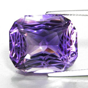 26,30 cts incrível ametista natural fashion radiante corte personalizado pedra preciosa solta
