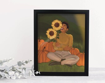 Fall for Me Art Print