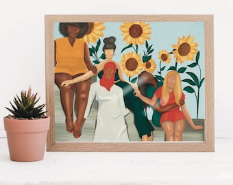 Women are Sunshine art print
