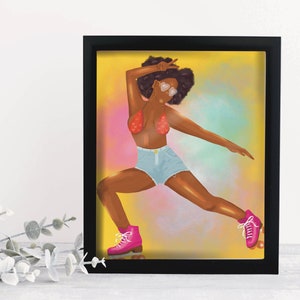 Roller Skate Girl 2 art print