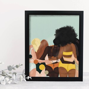 Les filles de l’été sont parties Art Print