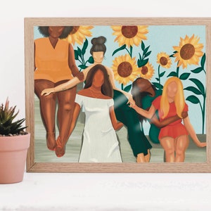 Women are Sunshine 2 art print