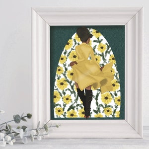 Tout était si jaune impression d’art