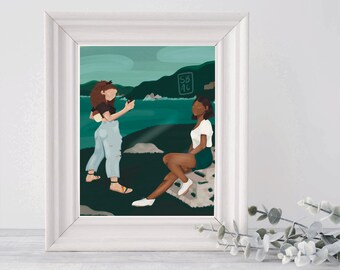 Weekend Away Art Print