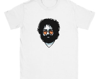 Jerry Garcia. Grateful Dead. Road Crew Tshirt - Classic Unisex Crewneck T-shirt
