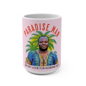 Tasse Michael Paradise Fiancé de 90 jours pour homme, 15 oz