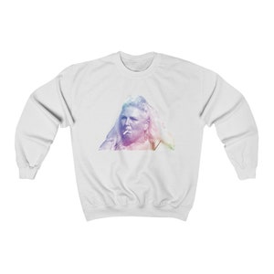 Angela Rainbow Icon Unisex Heavy Blend Crewneck Sweatshirt