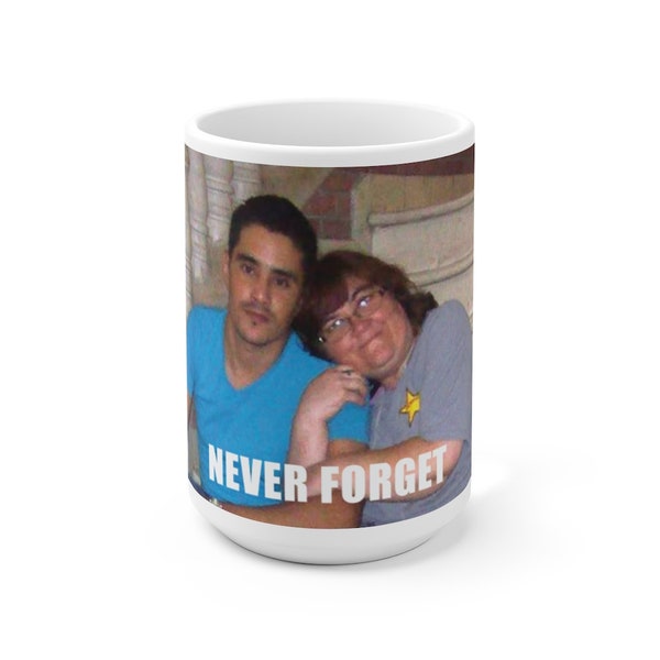 Never Forget Mug 90 Day Fiance ft. Danielle and Mohamed Never Forget Mug 15oz