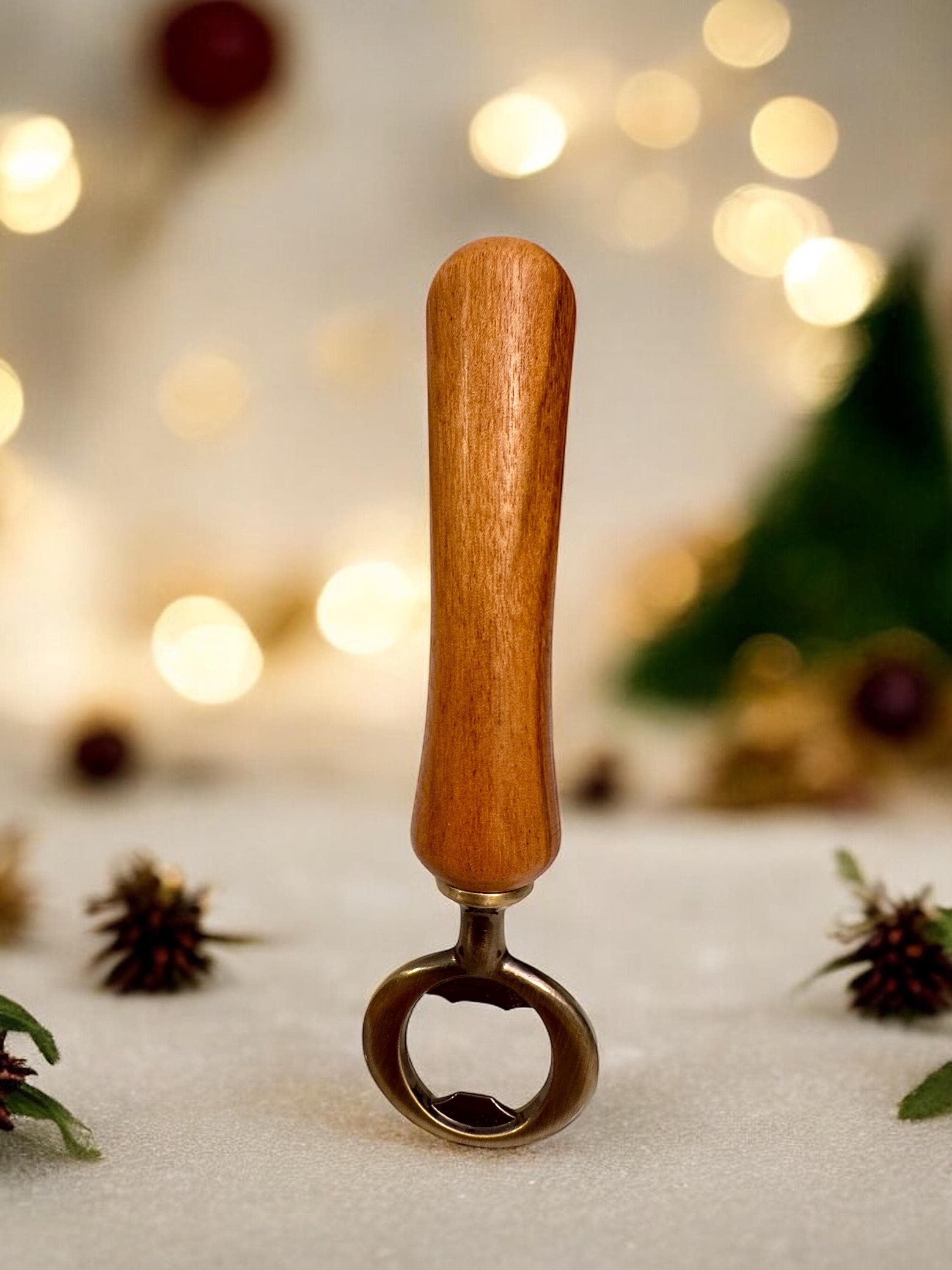 Tigerwood Hardwood handle bottle opener