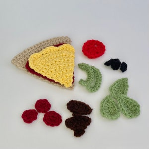 Pizza Toy - Crochet Pattern - Build-your-own-pizza