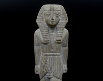 アンティーク　古代エジプト　ファラオ石像　置物 Amazon.co.jp: 古代エジプトの像、ファラオの彫刻プトレマイオス