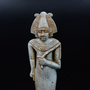 Unique Egyptian God Osiris vintage carved stone Made in Egypt