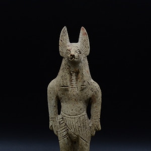 Unique Egyptian God anubis vintage Statue carved stone made in egypt