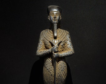 Egyptian statue Ptah black God craftsmen Figurine made in Egypt