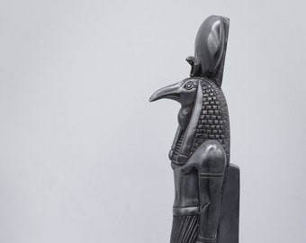 Egyptian statue Thoth god of wisdom Figurine black made in Egypt