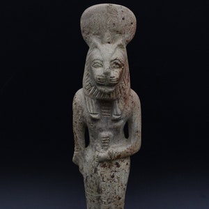 Unique statue of egyptian art goddess sekhmet sculpture carved stone made in egypt