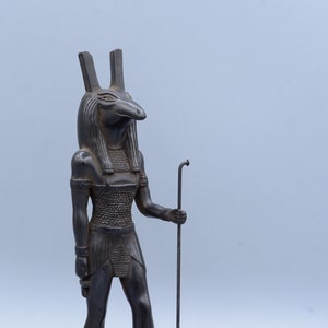 Statue of Egyptian God of War Seth Black Made in Egypt - Etsy