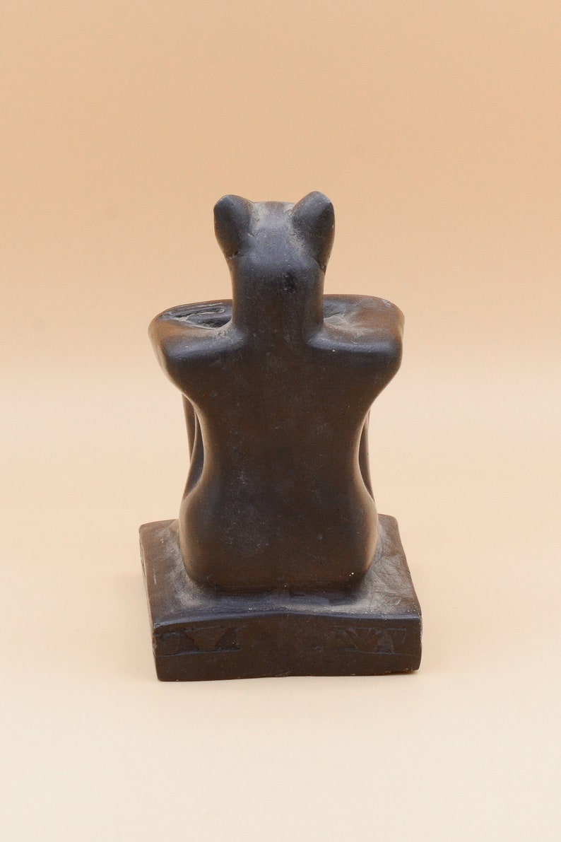 Egyptian goddess Bastet black statue made in egypt