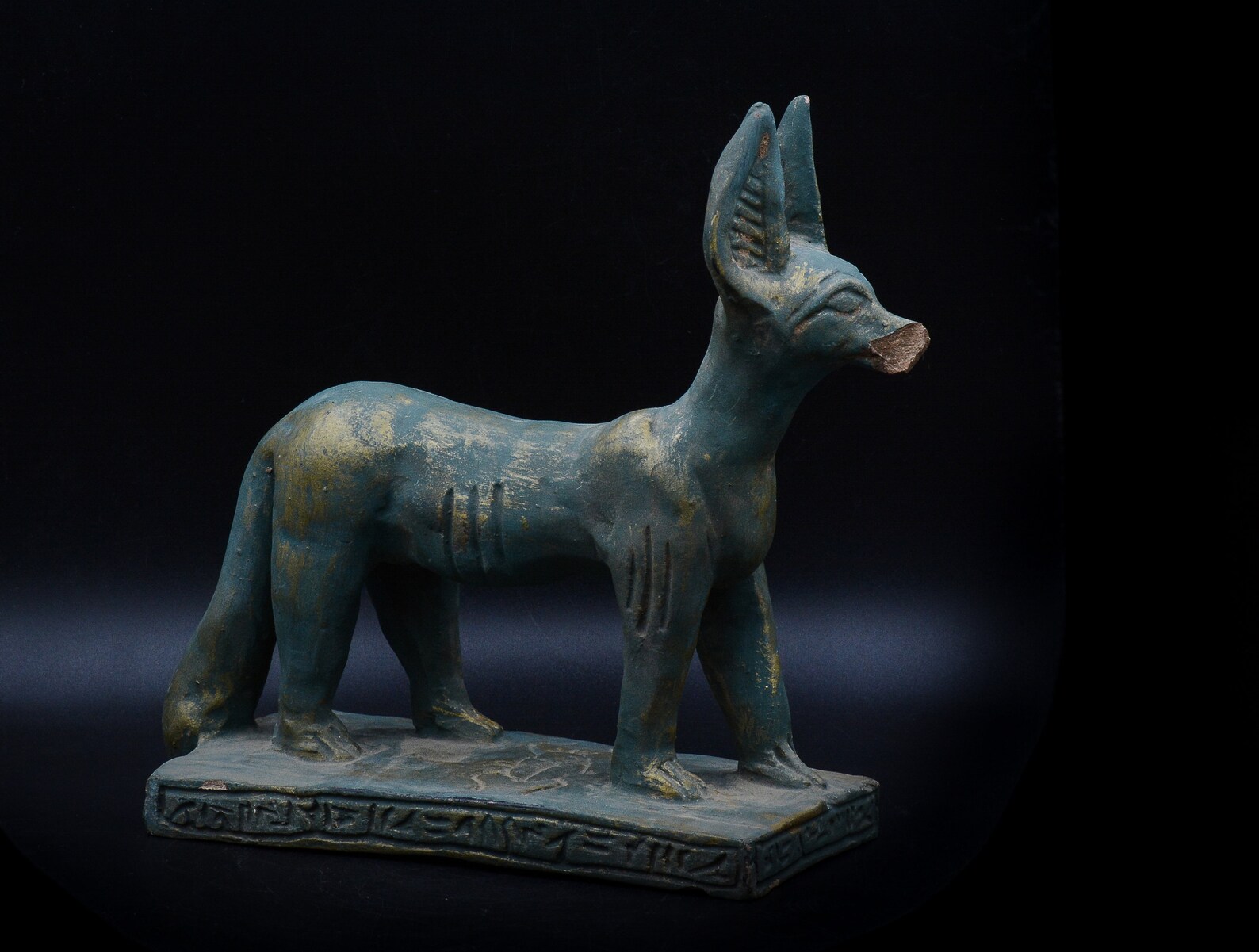 Unique anubis dog vintage Egyptian statue antique stone made Etsy