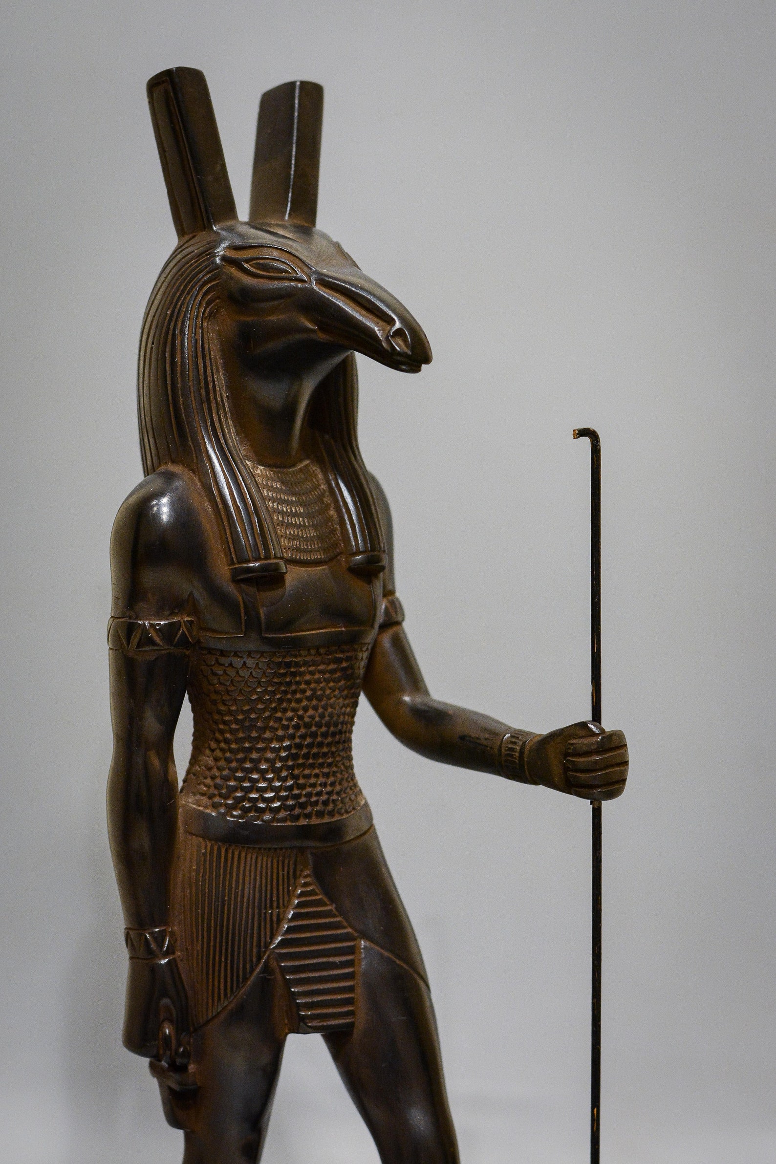 Seth Egyptian God of Chaos and Desert Black Statue Unique Large Made in ...