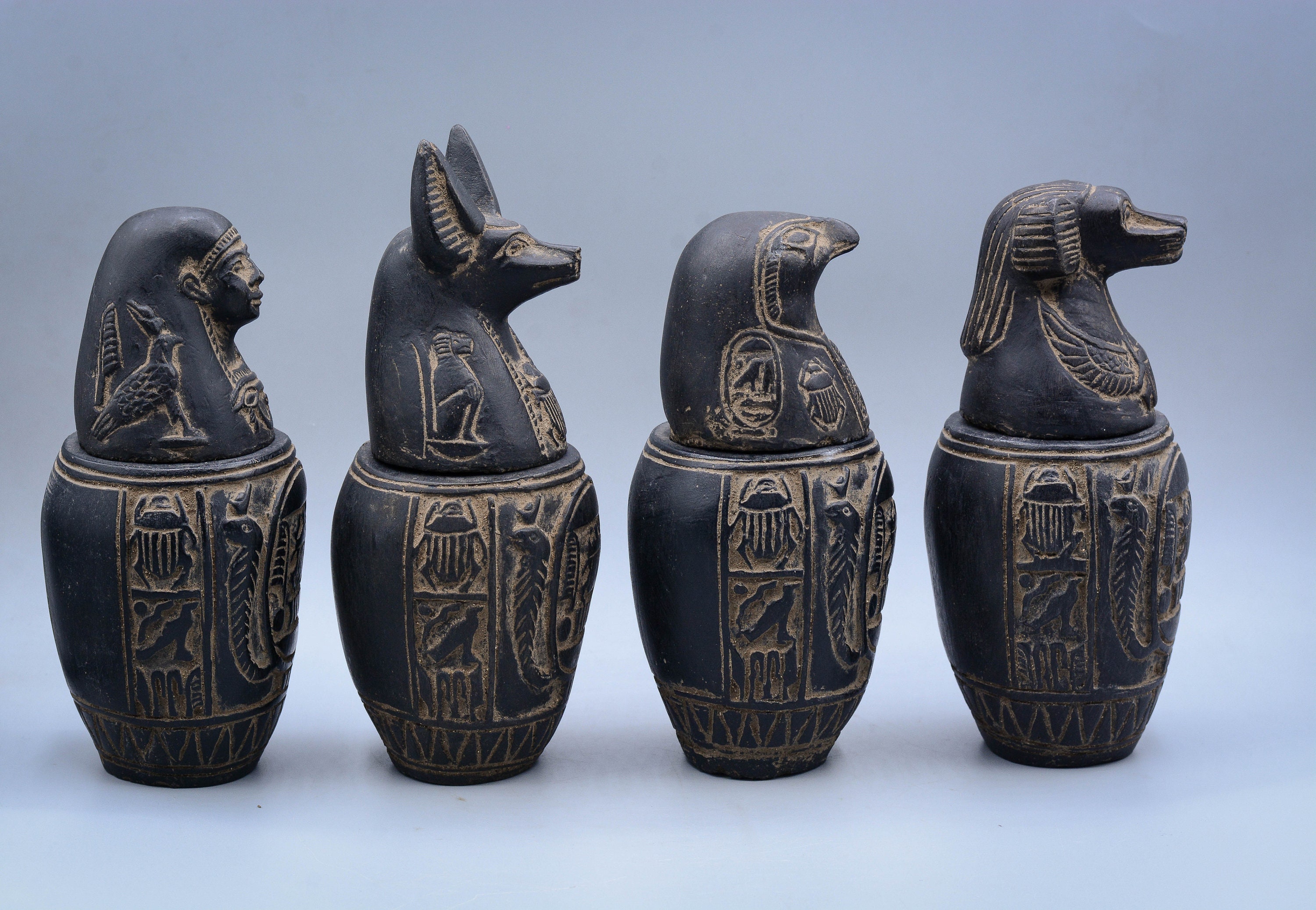 仏領アファール・イサ 1975 ４種セット Four Sons of Horus - Etsy