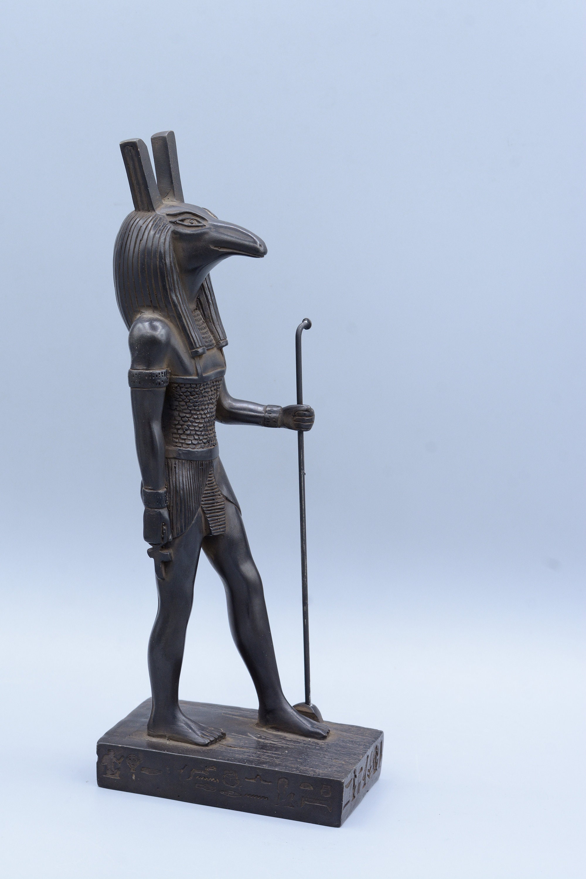 Statue of Egyptian God of War Seth Black Made in Egypt - Etsy