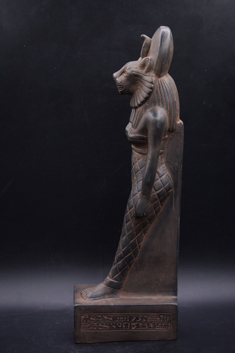 Unique Ancient Egyptian Art Statue of Goddess Sekhmet Heavy Stone Made ...
