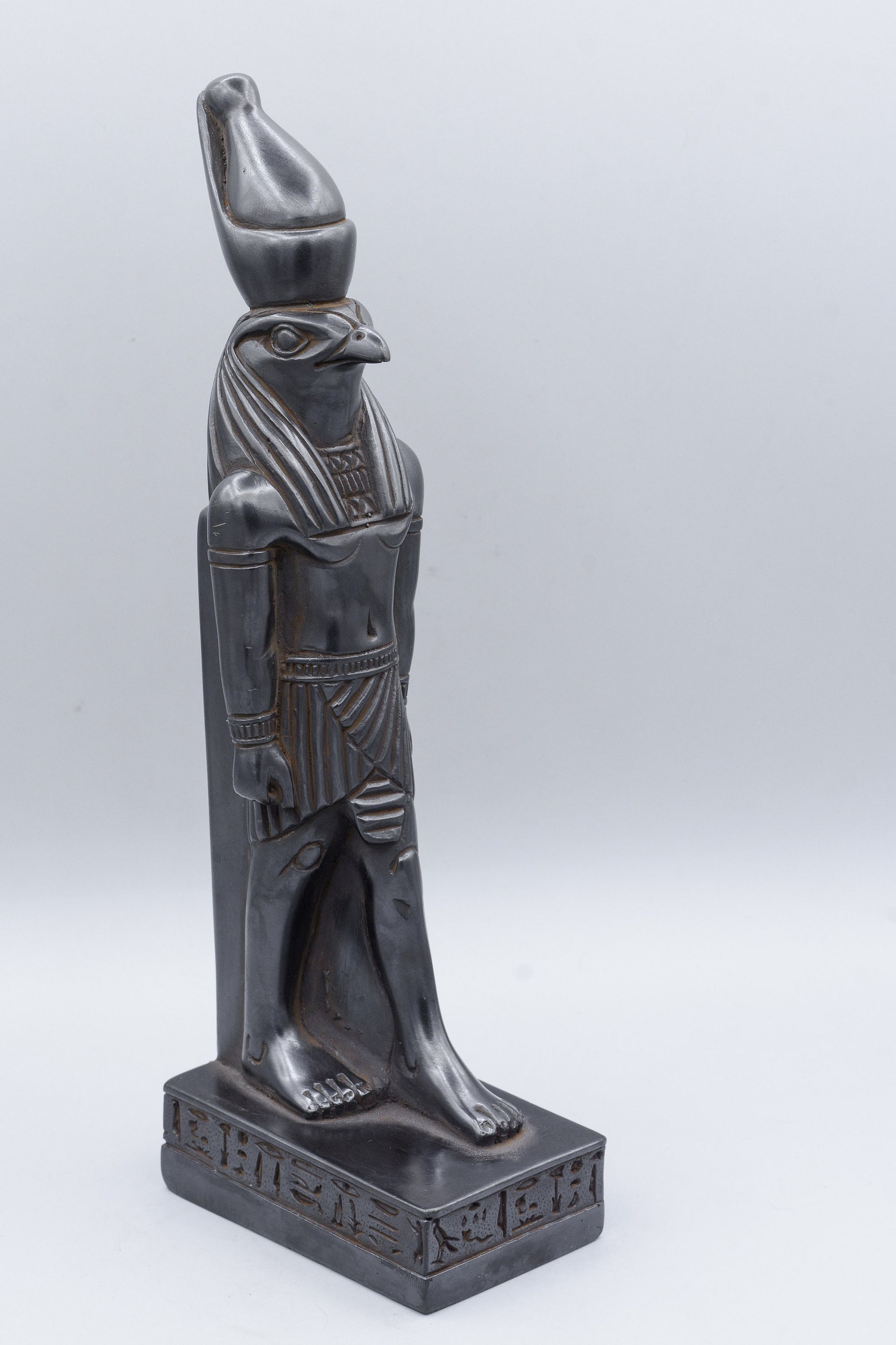 Ägyptische Statue Horus Gott des Himmels Figur schwarz / gold - Etsy.de