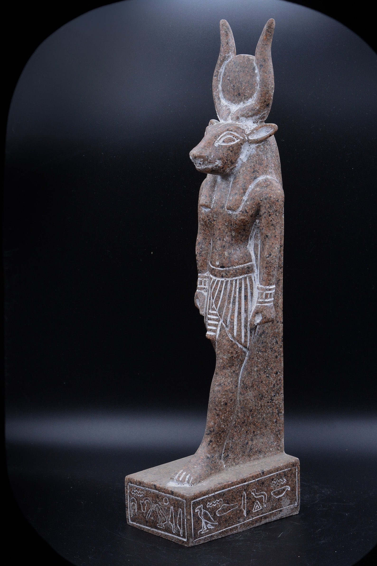 Ancient Egyptian goddess Hathor large statue granite stone 2 Etsy