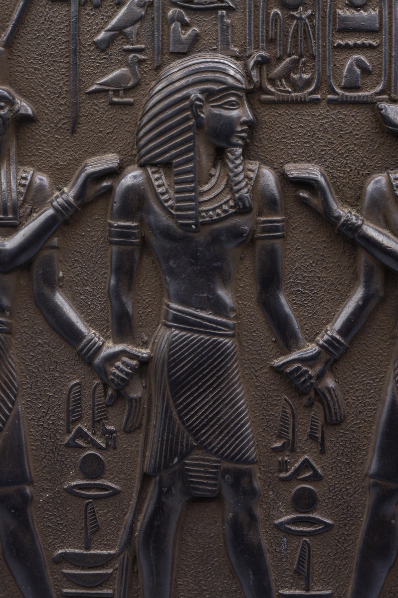 Wall Hanging God Set and Horus Blessing Ramesses II temple Etsy