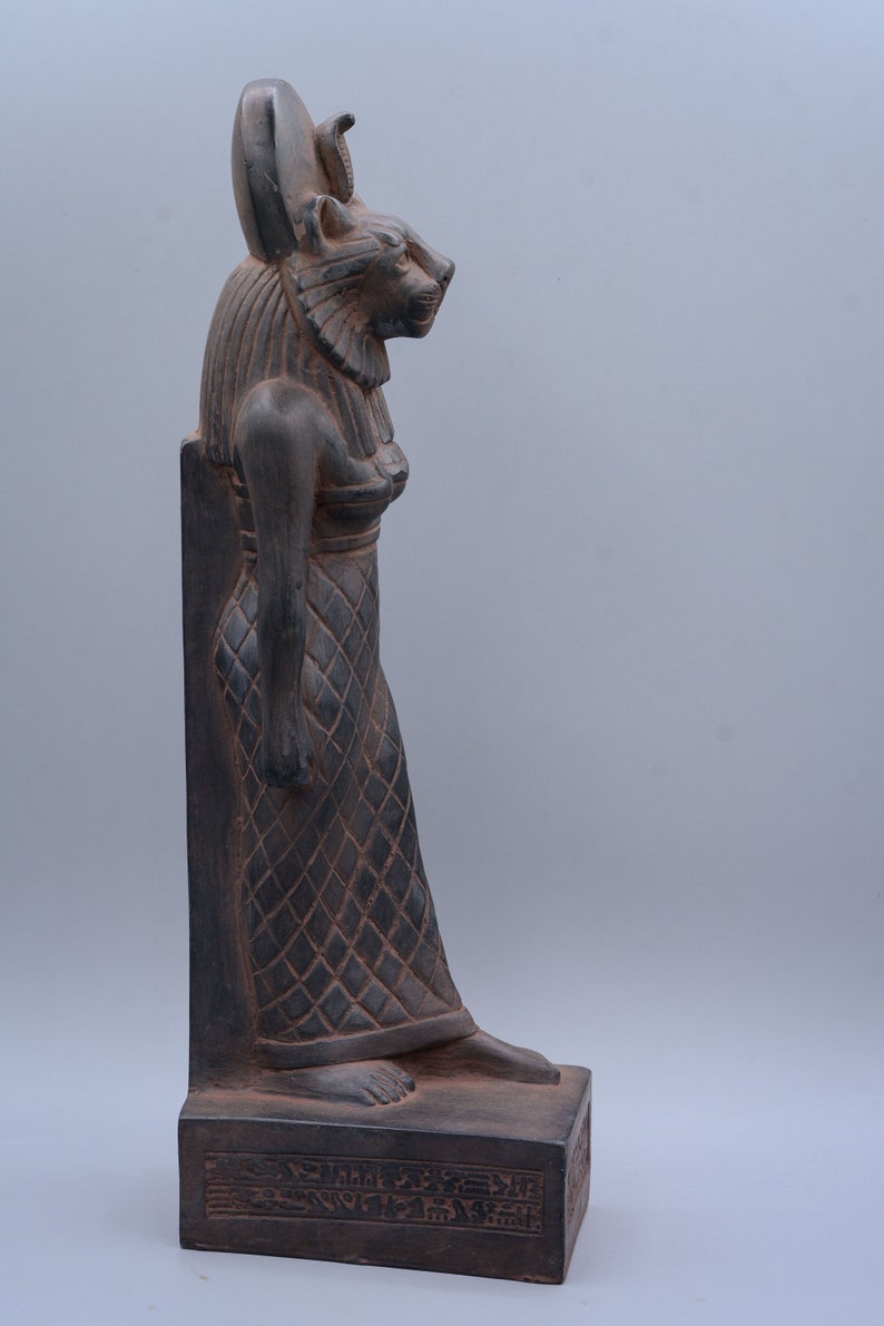 Unique Ancient Egyptian Art Statue of Goddess Sekhmet Heavy Stone Made ...