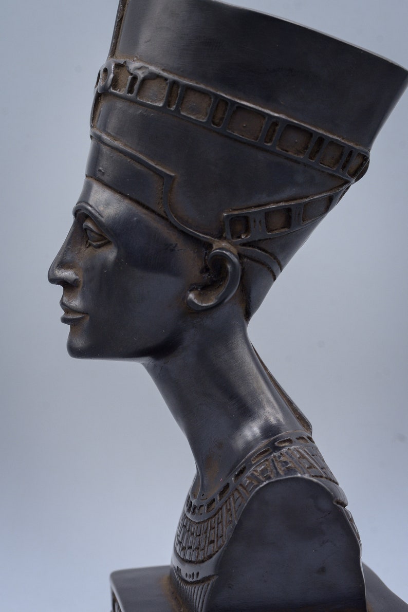 Statue der ägyptischen Königin Nofretete schwarzer schwerer Etsy.de