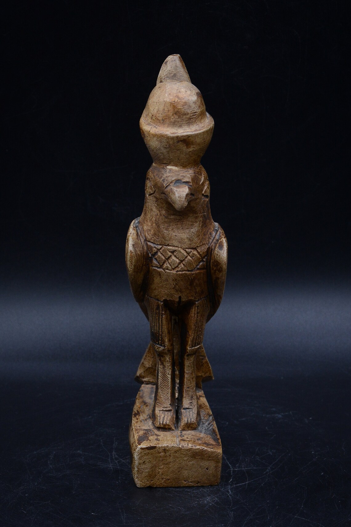 Vintage Egyptian God Horus Statue Hammer Stone Made in Egypt Etsy