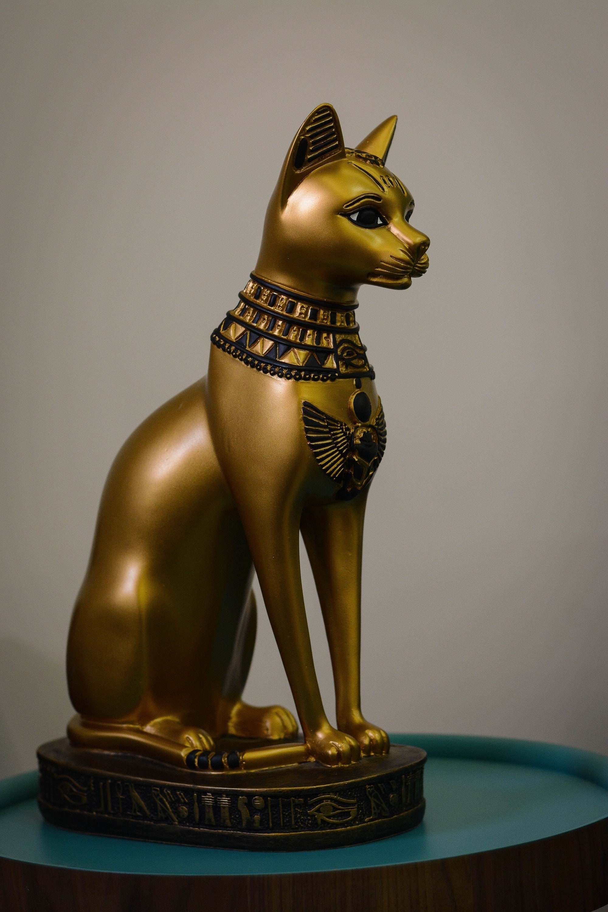 Golden Cheetah Statue Luxurious Gold Plated Cheetah Sculpture Luxurious  Animal Figurines Art Sculpture Handmade Custom Gift Decor 
