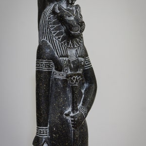 Statue of Sekhmet Large Sculpture Granite Stone Warrior Goddess of War ...