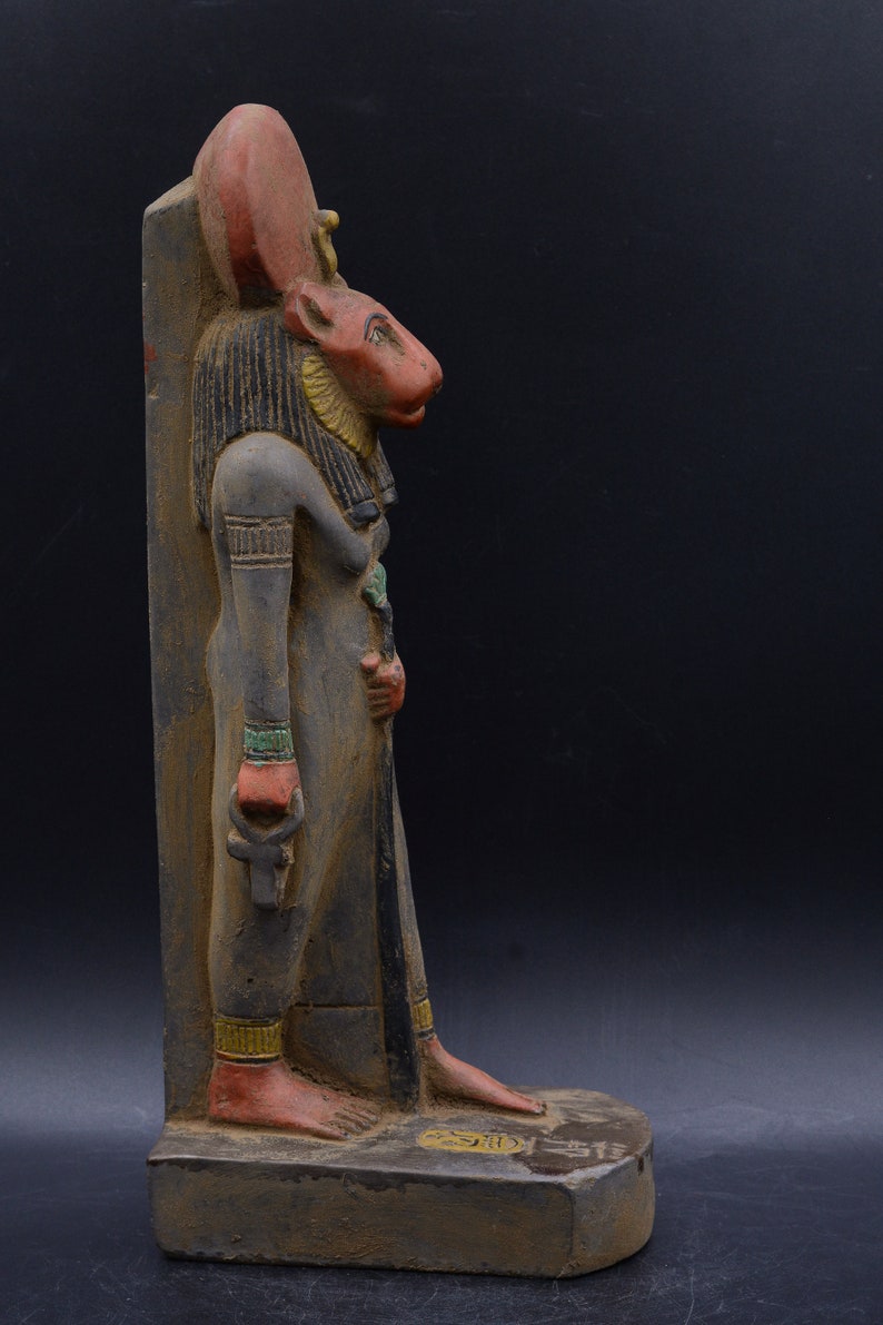 Statue of Goddess Sekhmet Unique Egyptian Art 2 Style Heavy - Etsy
