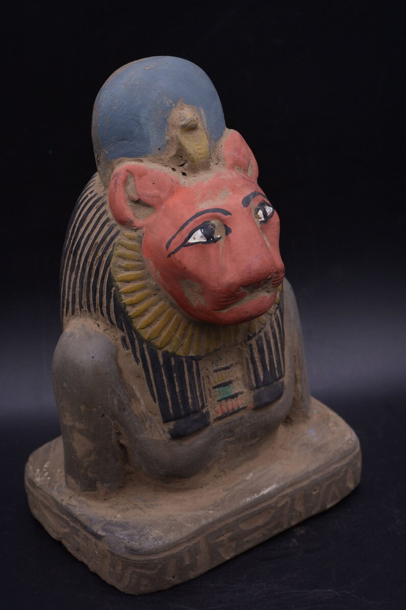 Unique Statue of Goddess Sekhmet Sculpture Heavy Stone Made in Egypt - Etsy