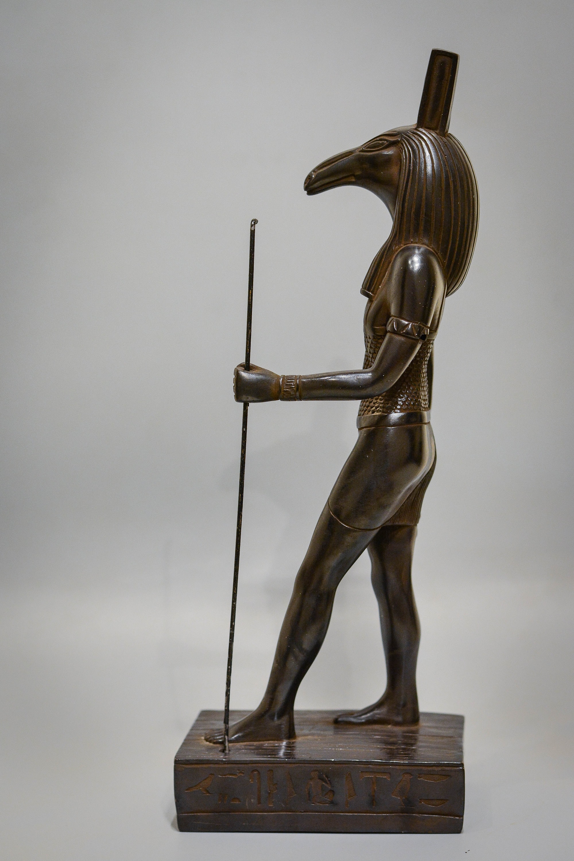 Seth Egyptian God of Chaos and Desert Black Statue Unique Large Made in ...
