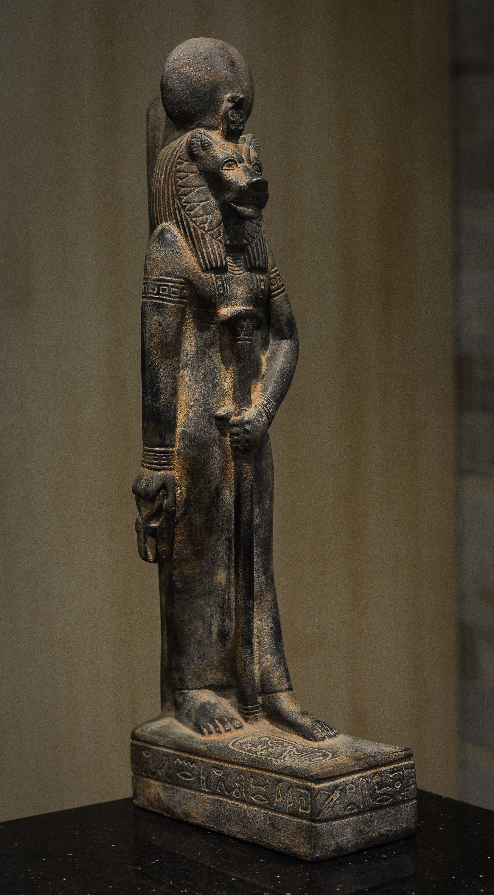 Unique Statue of Goddess Sekhmet Standing Power Spiritual and ...