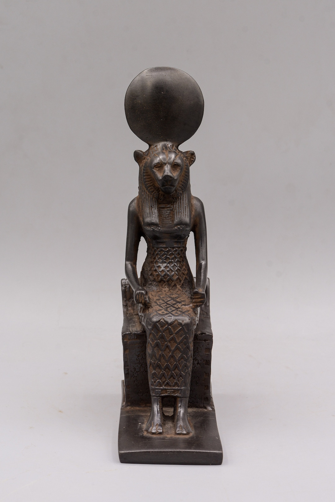Statue of Goddess Sekhmet Seated Figurine Black Made in Egypt - Etsy