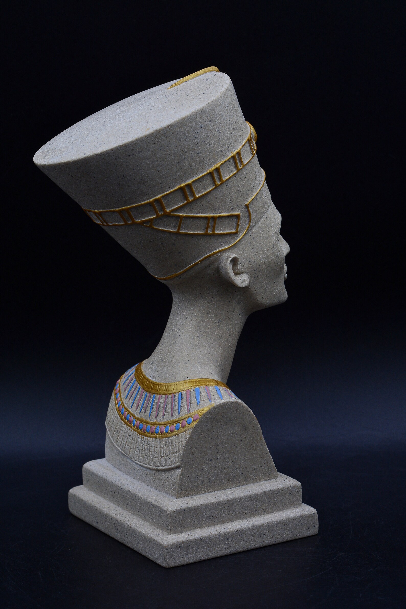 Statue Queen Nefertiti Sculpture Handcrafted Heavy Sandstone Etsy