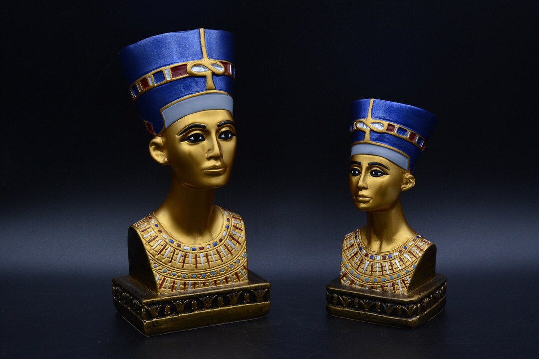 ネフェルティティ王妃　アンティーク　杖　スティック　古代エジプト Amazon.co.jp: エジプトのファラオの女王の装飾品の置物、金